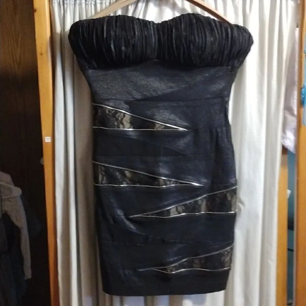 Vintage Entry strapless cocktail dress